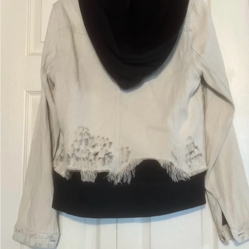 Free People layered hoodie denim jacket - Picture 10 of 10